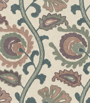 Suzani FR Fabric / Blush