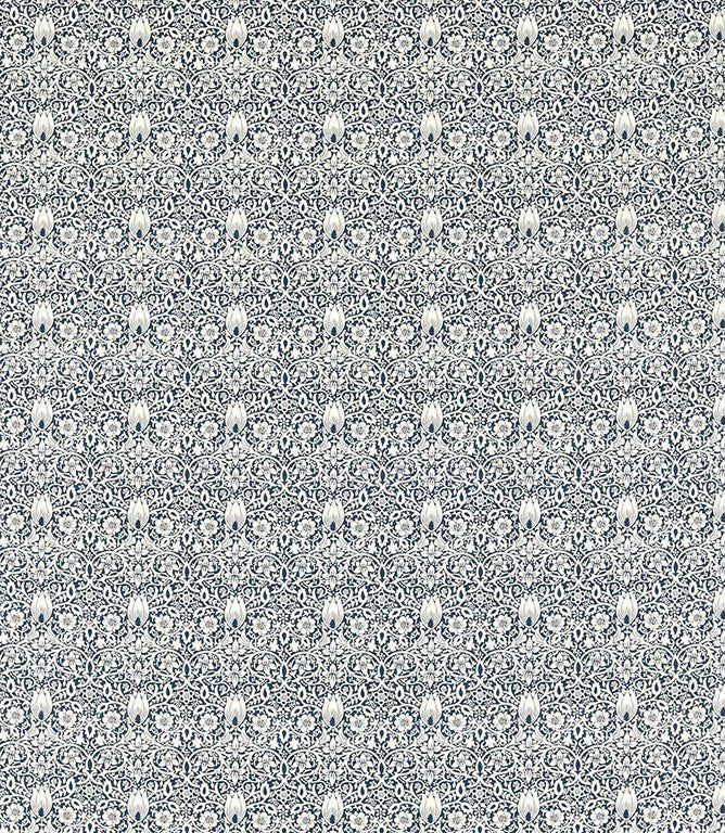 Borage Fabric / Indigo - Just Fabrics