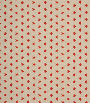 Stars Fabric / Red