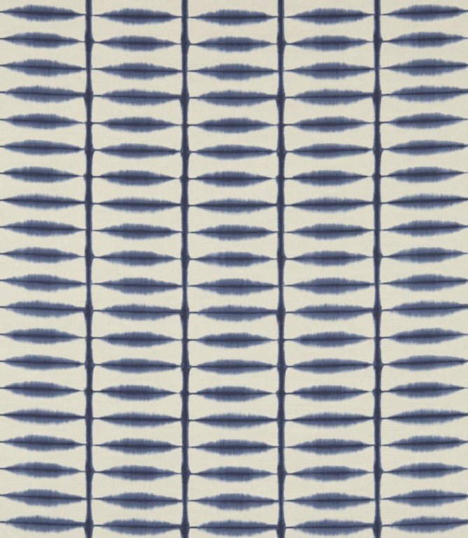 Shibori Fabric / Indigo / Linen - Just Fabrics