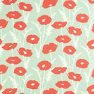 Poppy Pop Fabric / Sage / Poppy - Just Fabrics
