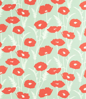 Poppy Pop Fabric / Sage / Poppy