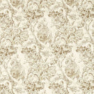 Fringed Tulip Toile Fabric / Jute - Just Fabrics