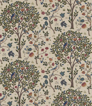 Kelmscott Tree Fabric / Woad Wine