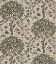 Kelmscott Tree Fabric / Woad Wine - Just Fabrics