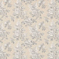 Sorilla Damask Fabric / Silver / Linen