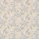 Sorilla Damask Fabric / Silver / Linen - Just Fabrics
