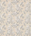 Sorilla Damask Fabric / Silver / Linen - Just Fabrics