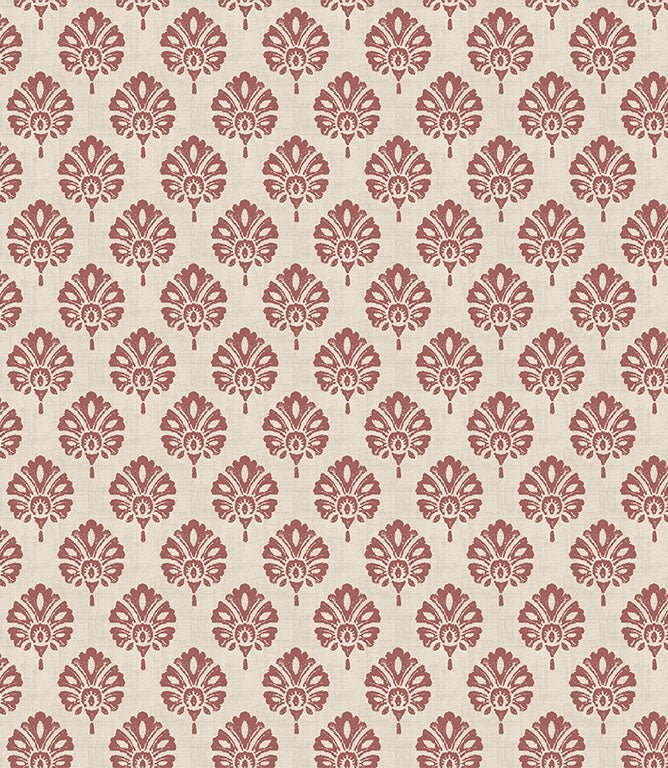 Muqarnas FR Fabric / Dark Coral - Just Fabrics