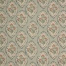 Fleur De Lune Fabric / Duck Egg - Just Fabrics
