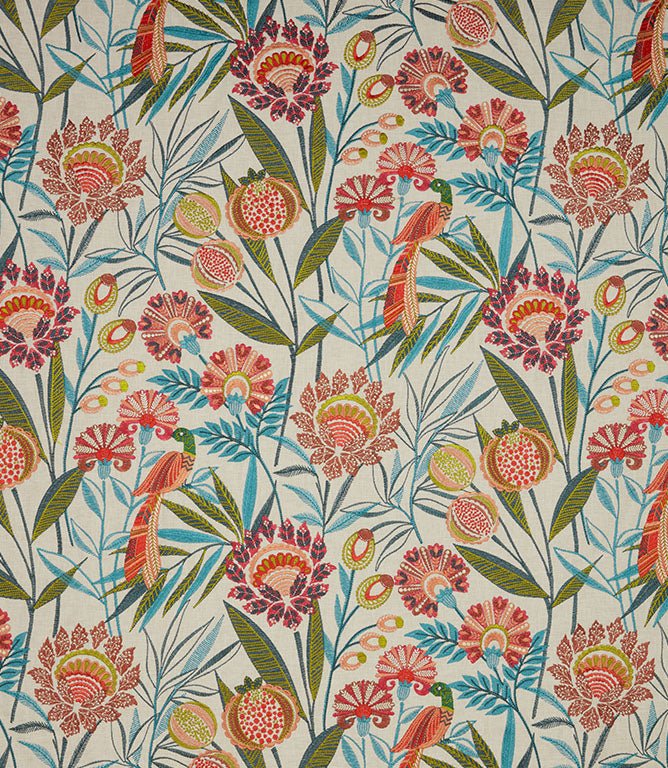 Artisan Bird Fabric / Granita - Just Fabrics