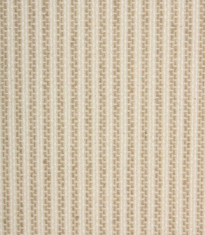 Highbury Stripe Fabric / Sand - Just Fabrics