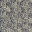 Marigold Fabric / Indigo / Linen - Just Fabrics
