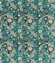 Wilhelmina Fabric / Teal - Just Fabrics
