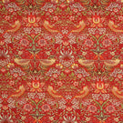Strawberry Thief Minor Fabric / Crimson - Just Fabrics
