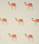 Desert Camels Fabric / French Grey - Just Fabrics