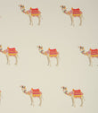 Desert Camels Fabric / French Grey - Just Fabrics