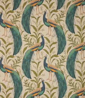Mr Peacock  Fabric / Linen