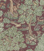 Forest Canopy FR Fabric / Bordeaux - Just Fabrics