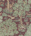Forest Canopy FR Fabric / Bordeaux - Just Fabrics