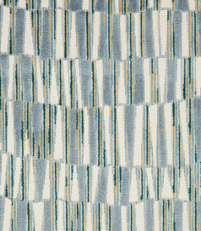 Kaleido Fabric / Teal - Just Fabrics