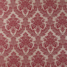 Montacote Damask Fabric / Claret - Just Fabrics