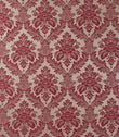 Montacote Damask Fabric / Claret - Just Fabrics