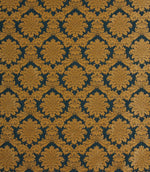 Versailles Damask Fabric / Blue - Just Fabrics