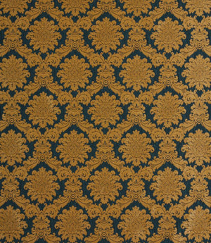 Versailles Damask Fabric / Blue