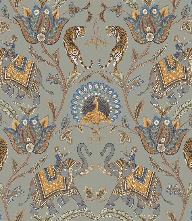 Elephas FR Fabric / Sage - Just Fabrics