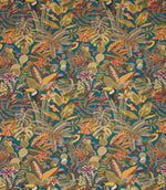 Tropical Andes Fabric / Petrol - Just Fabrics