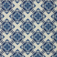 Trellis Bloom Outdoor Fabric / Blue