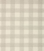 Gingham Fabric / Stone - Just Fabrics