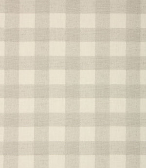 Gingham Fabric / Stone