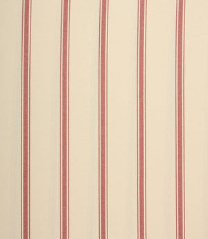 St Agnes Wide Stripe Fabric / Red