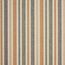 Bourton Stripe Fabric / Burnt Orange - Just Fabrics