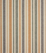Bourton Stripe Fabric / Burnt Orange - Just Fabrics