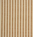 Broadway Stripe Fabric / Caramel - Just Fabrics