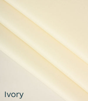 Poly Cotton Lining Deluxe  Fabric / Ivory