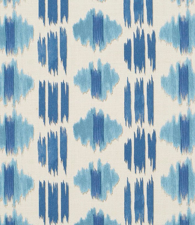 Bandhani Fabric / Navy - Just Fabrics