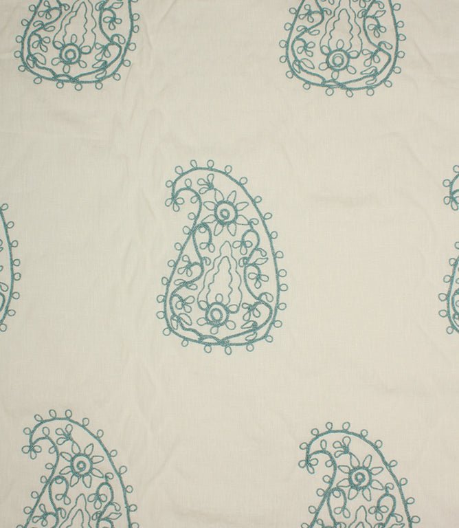 Kashmir Fabric / Teal - Just Fabrics
