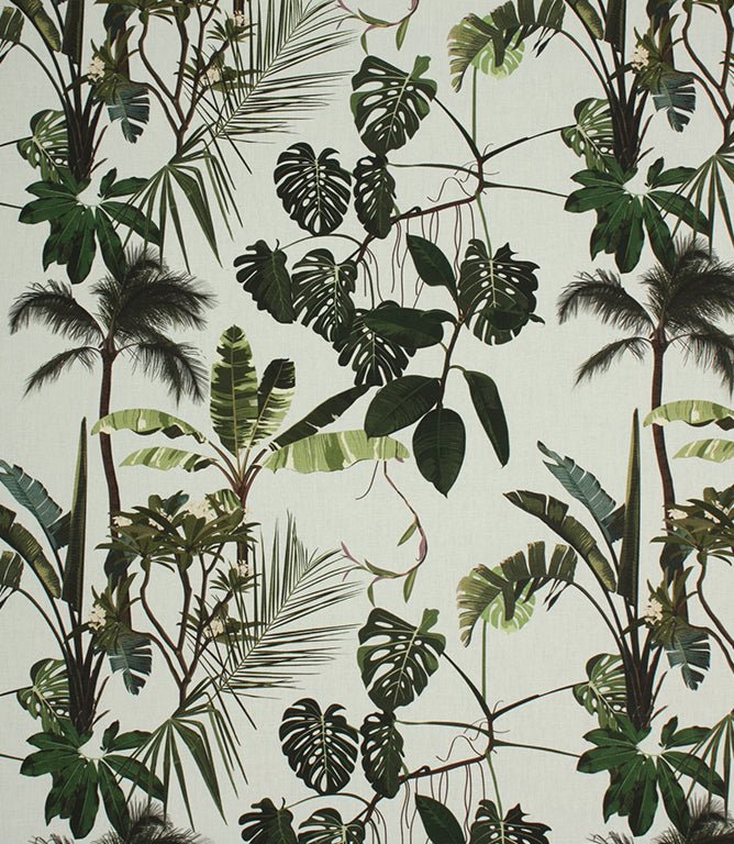 Palm Grove Outdoor Fabric / Green - Just Fabrics