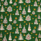 Festive Spruce Fabric / Green - Just Fabrics