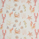 Oceanic Treasures Outdoor Fabric / Coral - Just Fabrics