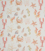 Oceanic Treasures Outdoor Fabric / Coral - Just Fabrics