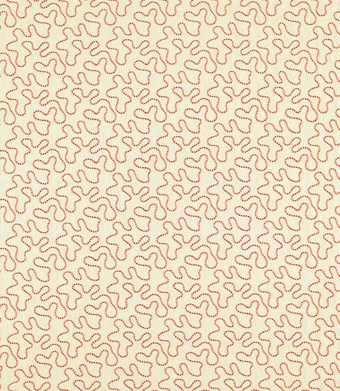 Wiggle Fabric / Linen / Carnelian - Just Fabrics