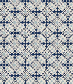 Bramble Croft Fabric / Indigo - Just Fabrics