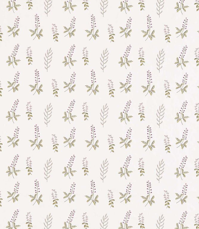 Bilberry Fabric / Celadon / Fig - Just Fabrics