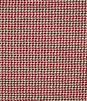 Houndstooth FR  Fabric / Garnet