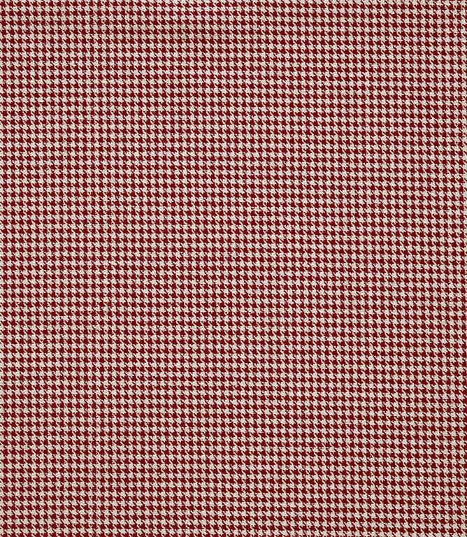 Houndstooth FR Fabric / Garnet - Just Fabrics